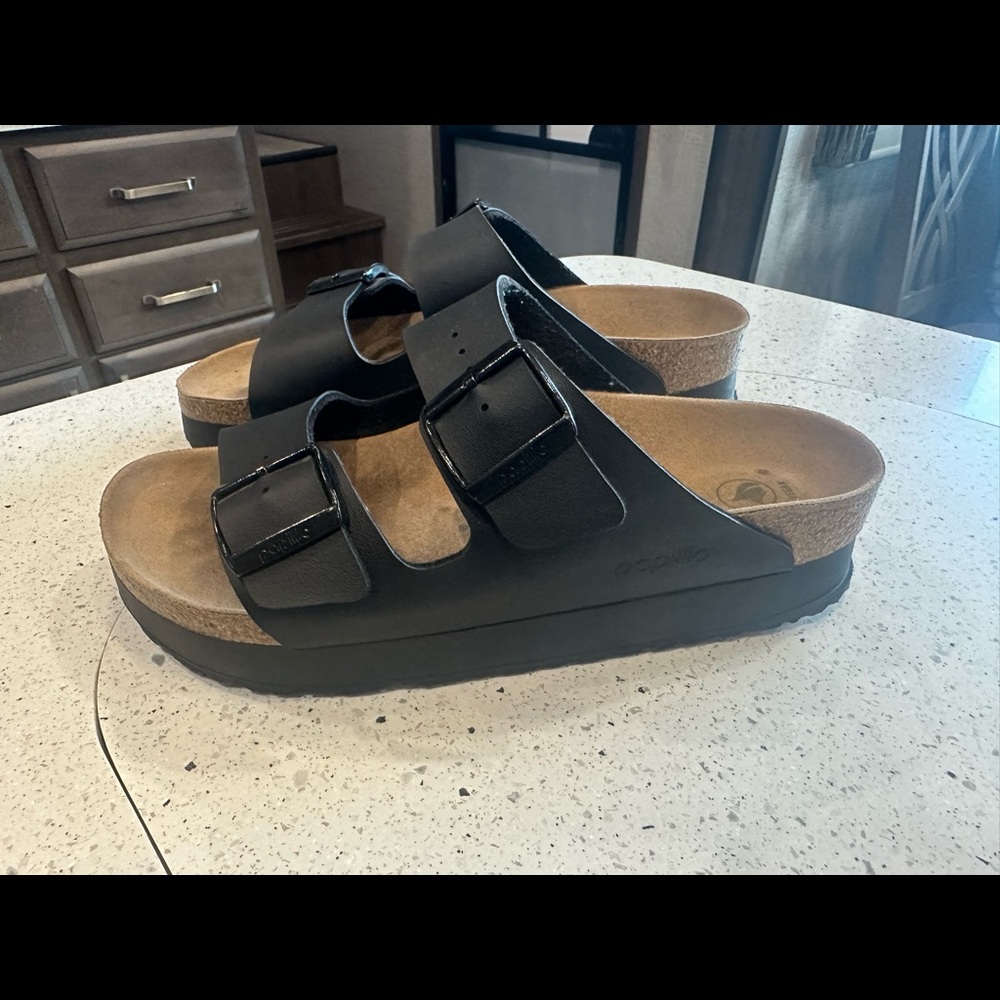 Birkenstock Papillio By Birkenstock Arizona Platform Slide Sandal